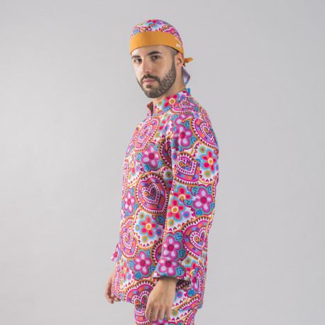 CHAQUETA COCINA UNISEX MEXICANO MICROFIBRA AGATHA